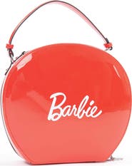 Unique Vintage 1950s Leatherette Commuter Set Circle Bag