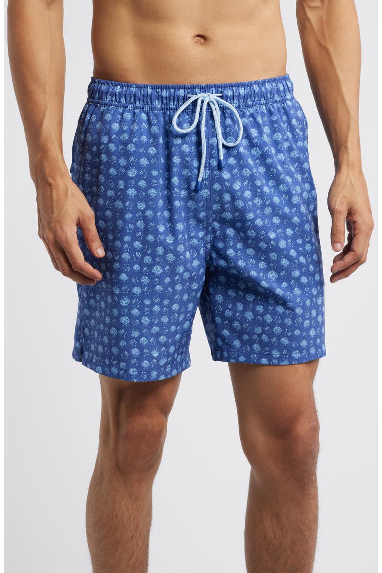 Hatteras Harvest Swim Trunks, Main, color, OCEAN BLUE