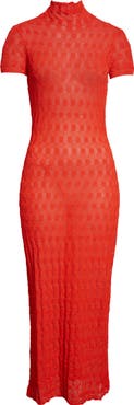 Proenza Schouler Geometric Jacquard Knit Dress