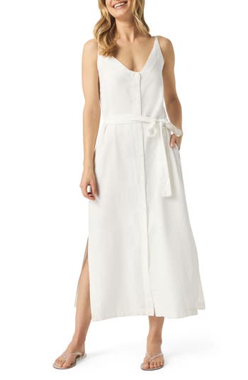 Splendid Amanda Sleeveless A-line Dress In White