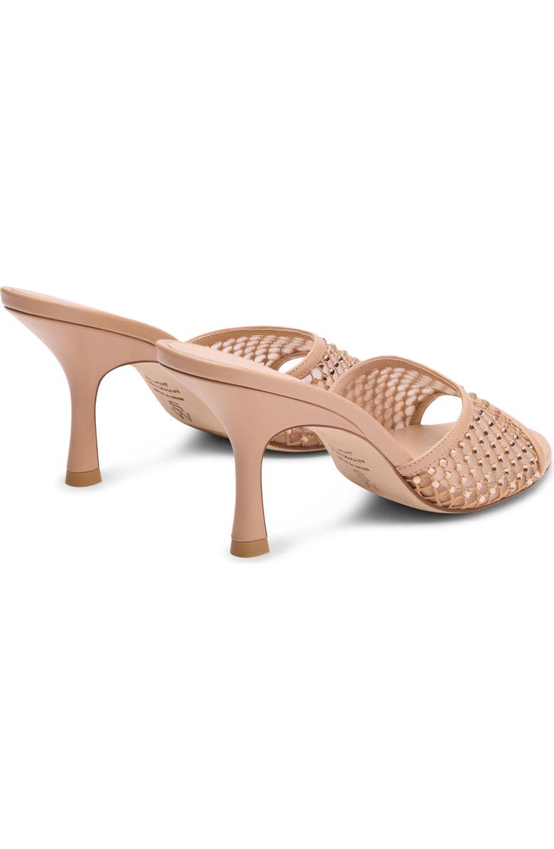 Stuart Weitzman Bareitall Shine Mesh Sandal, Alternate, color, Adobe
