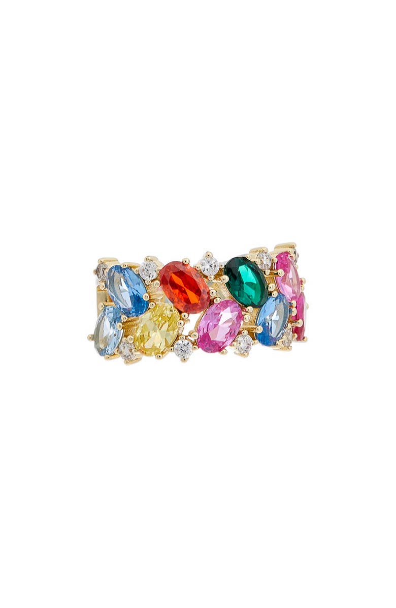 Juvell Rainbow Cubic Zirconia Band Ring, Main, color, 
