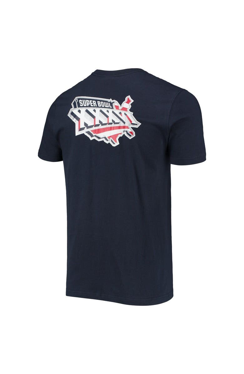 New Era Men's New Era Navy New England Patriots Patch Up Collection Super Bowl XXXVI T-Shirt, Alternate, color, Navy