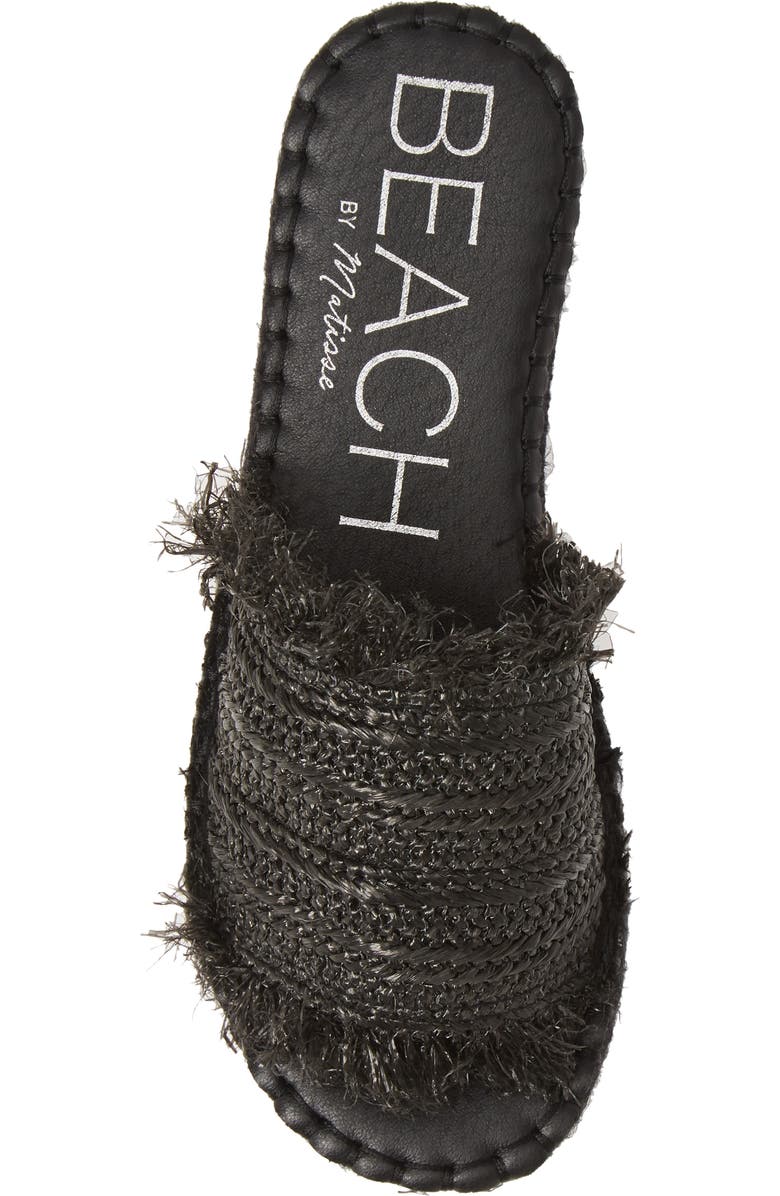 BEACH BY MATISSE Coconuts by Matisse Seashell Platform Slide Sandal, Alternate, color,