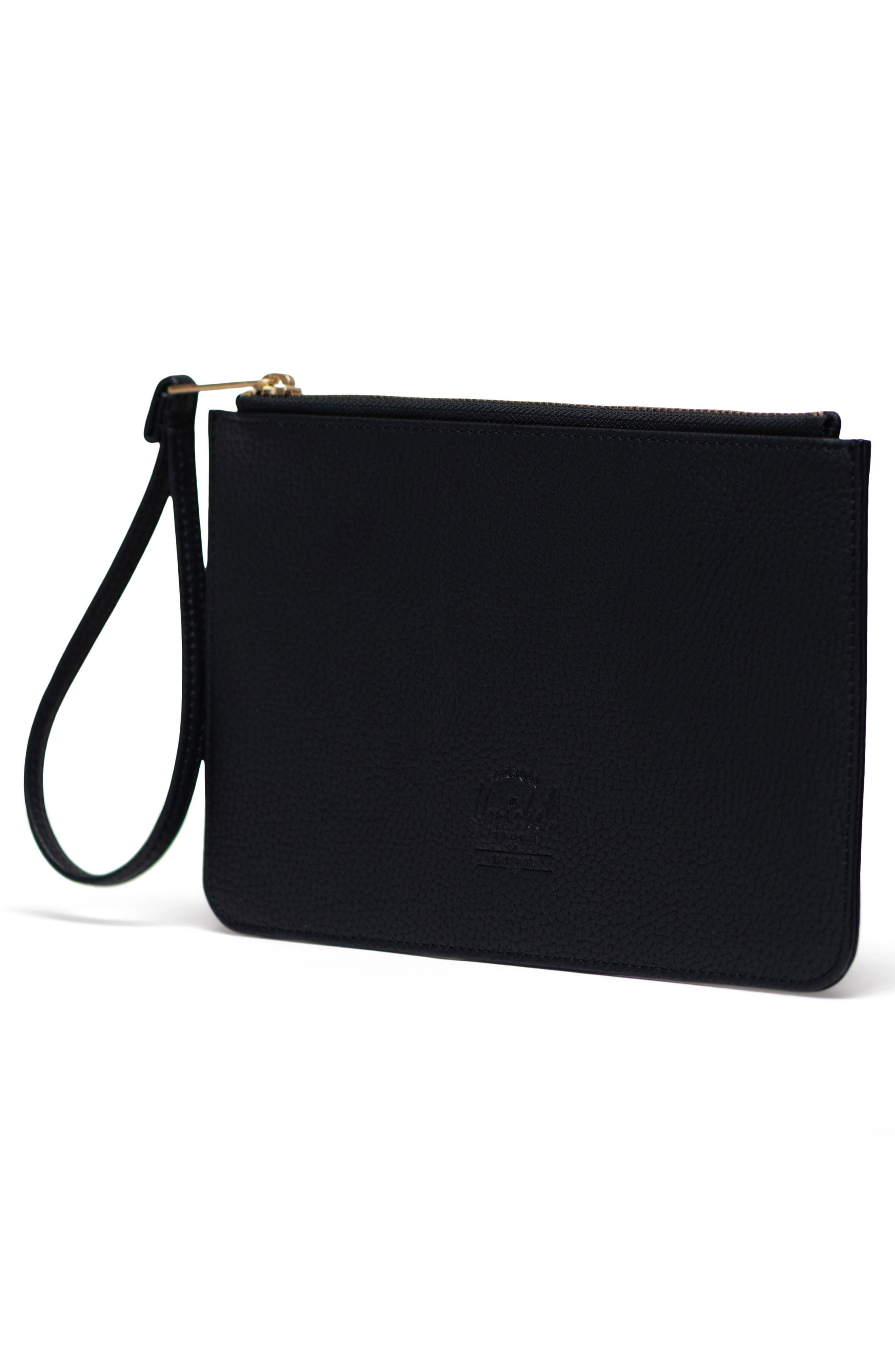 Edessa Zip Pouch, Alternate, color, BLACK
