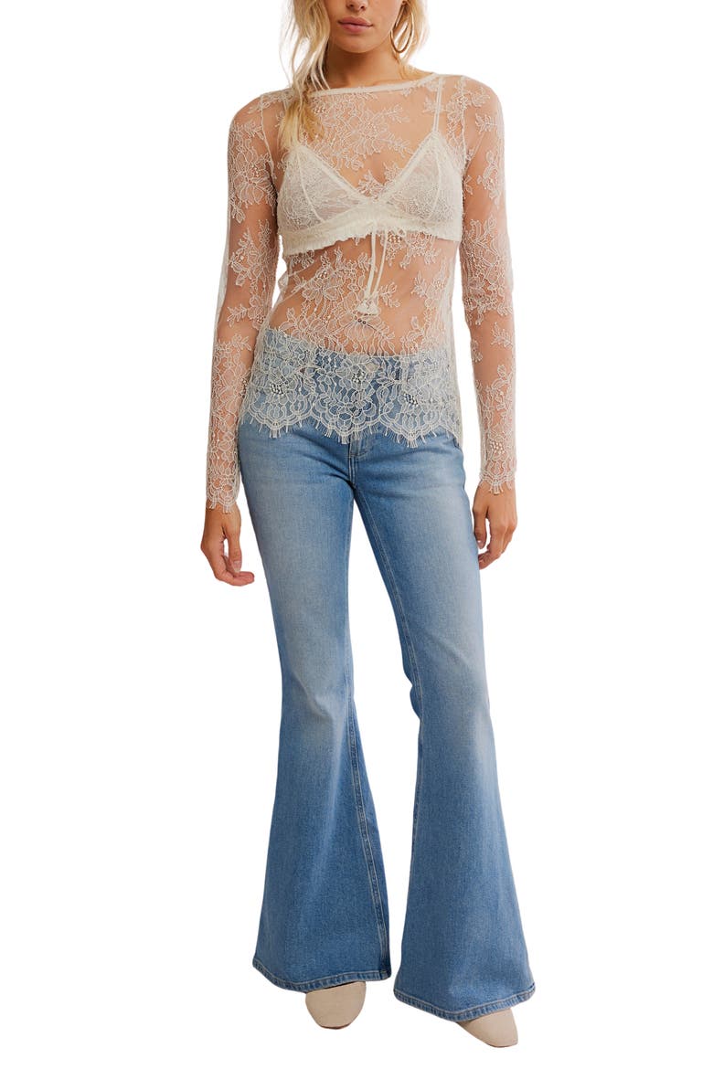 Long Last Lace Layering Top, Alternate, color, CLEAN IVORY