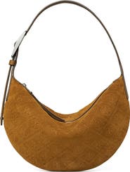 Tory Burch Small T Monogram Suede Balloon Bag