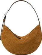 Tory Burch Small T Monogram Suede Balloon Bag