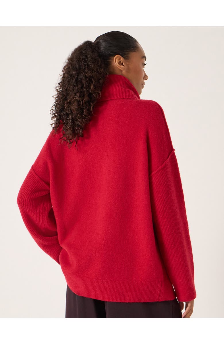 Hush Meryl Roll Neck Sweater, Alternate, color, Fiery Red