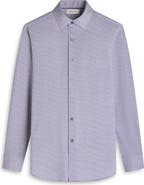 Bugatchi James OoohCotton® Herringbone Button-Up Shirt