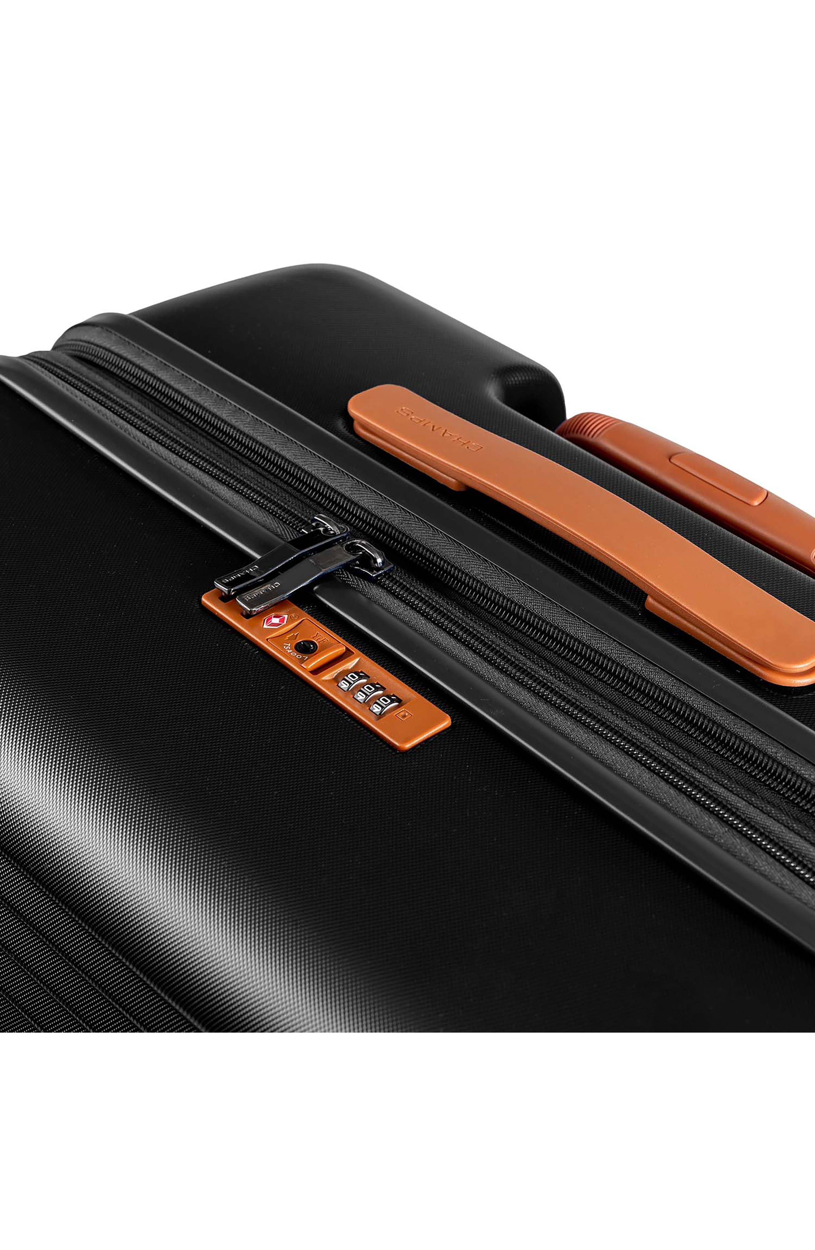 CHAMPS Vintage II 28-Inch Hardside Spinner Packing Case, Alternate, color, Black