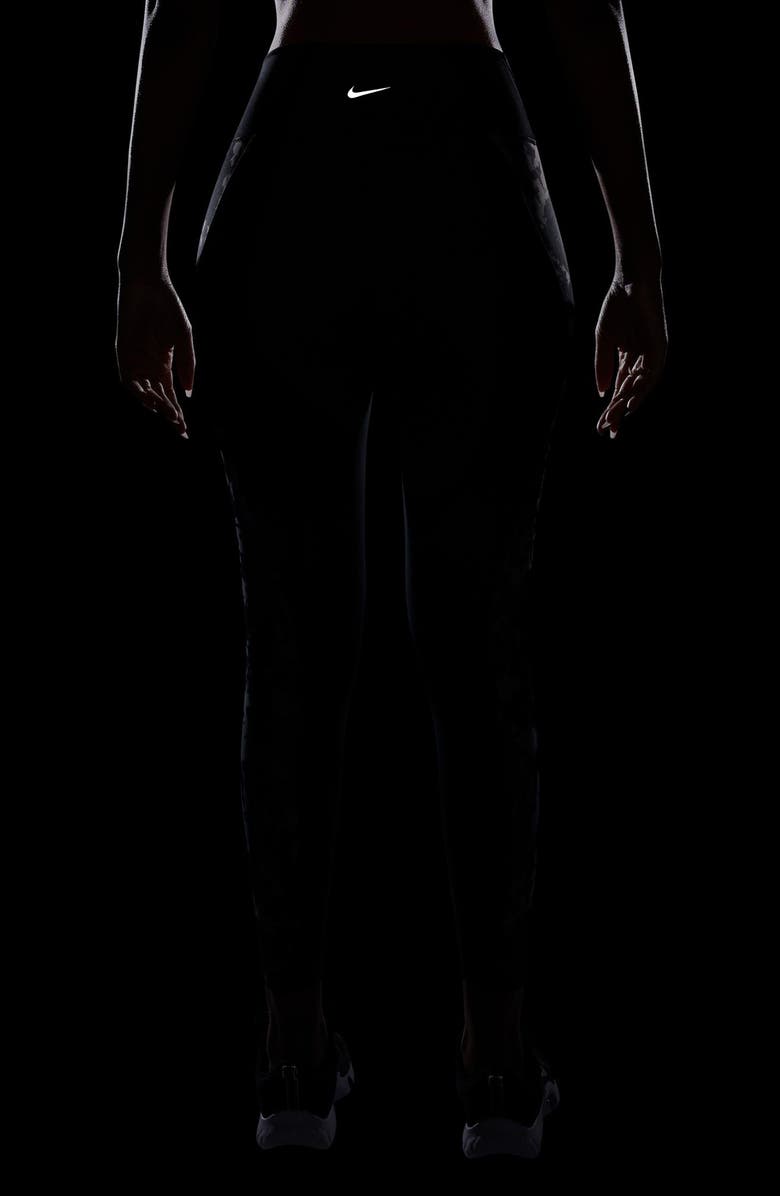 Nike Dri-FIT One High Waist 7/8 Leggings, Alternate, color, Black/ Black/ Black