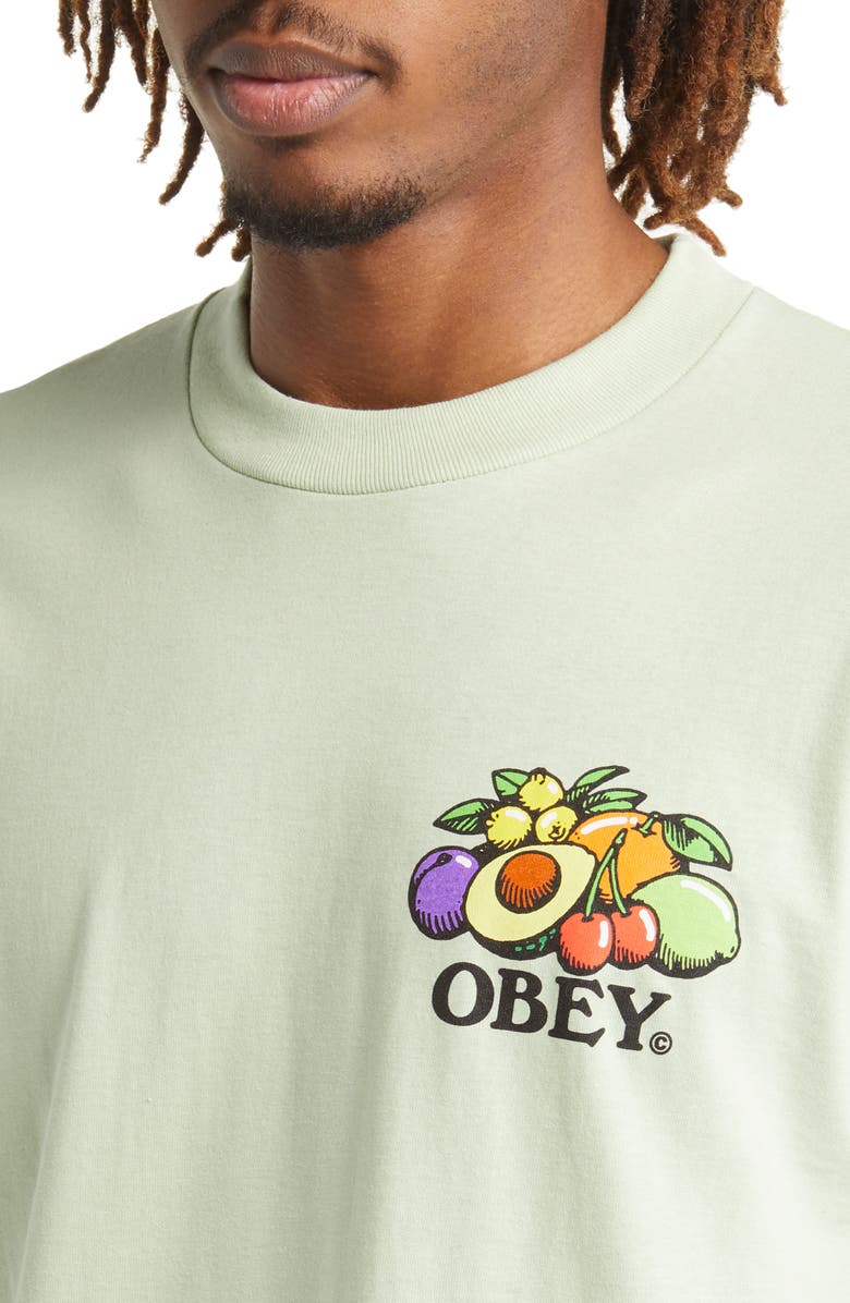 Obey Fruit Bowl Cotton Graphic Tee, Alternate, color, 