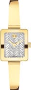 Movado Bold Tank Mini Crystal Bangle Watch