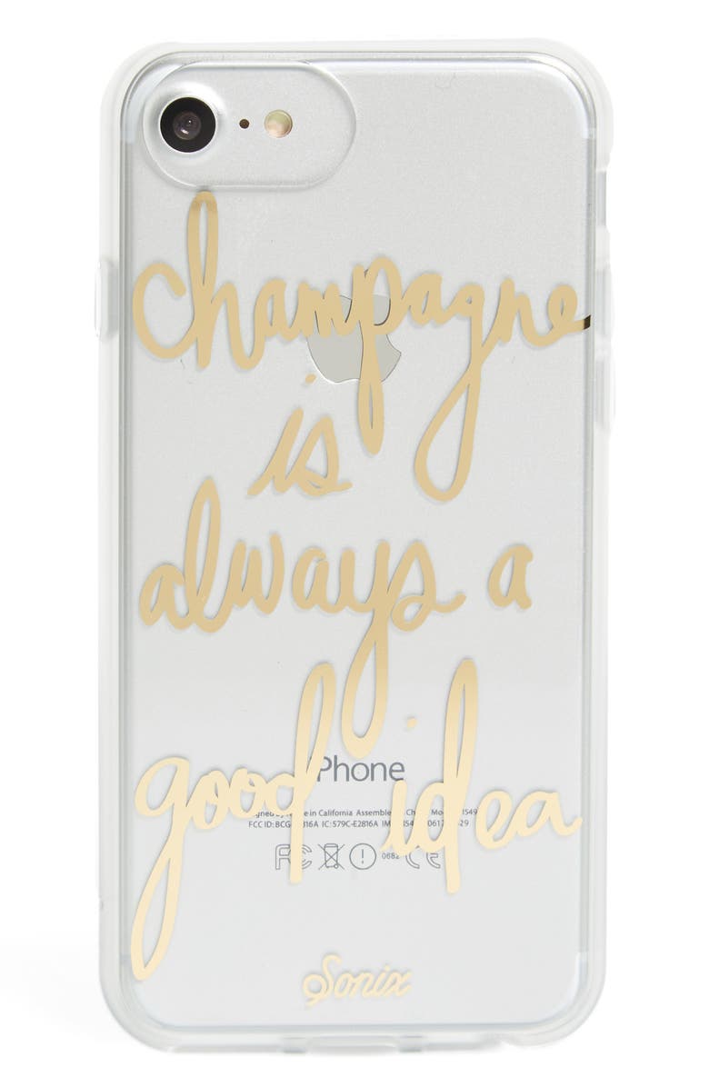 Sonix Champagne iPhone 6/6s/7/8 & 6/6s/7/8 Plus Case, Main, color, 