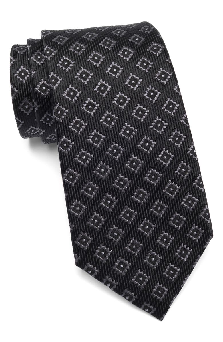Duchamp Medallion Silk Tie, Main, color, 