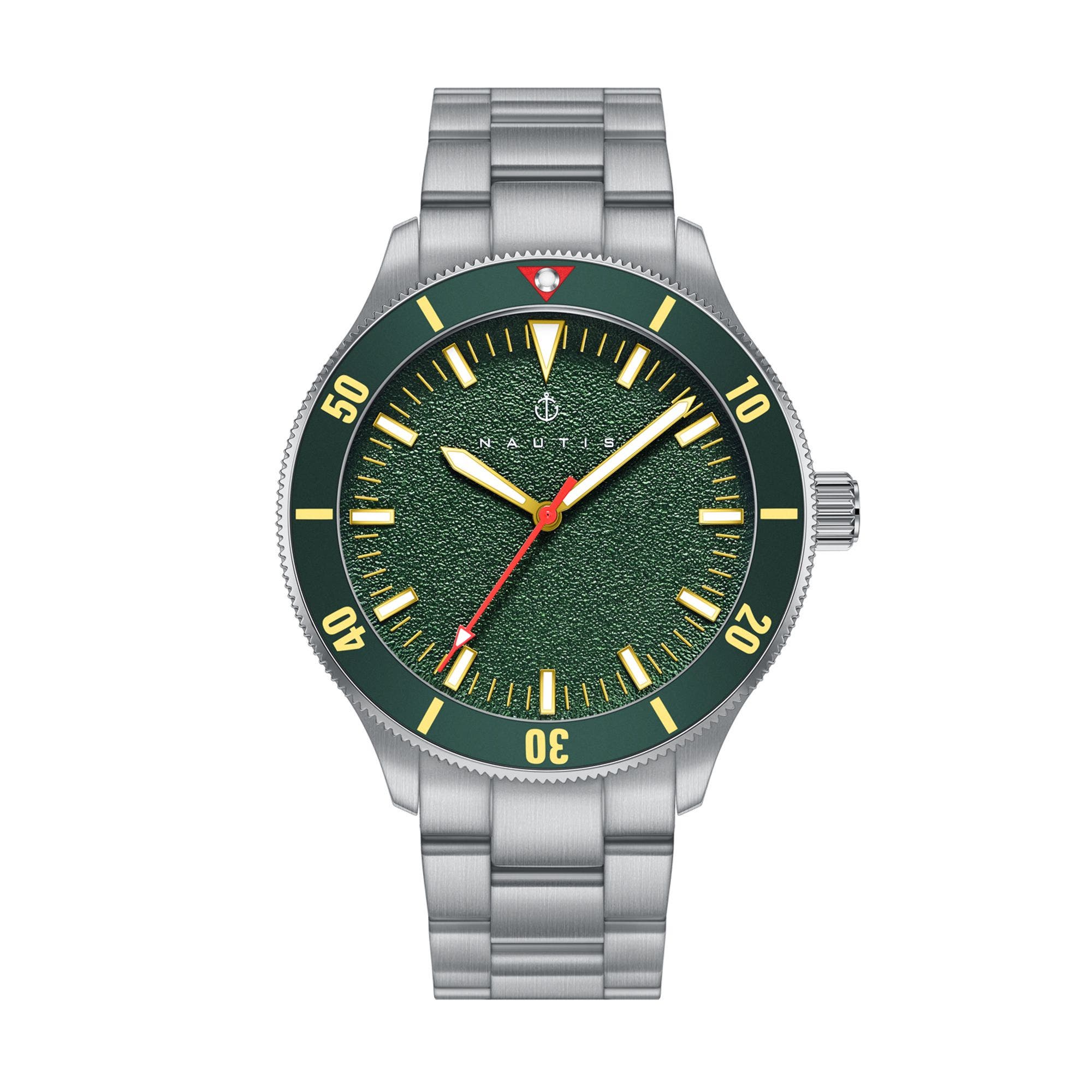 Silver/Green
