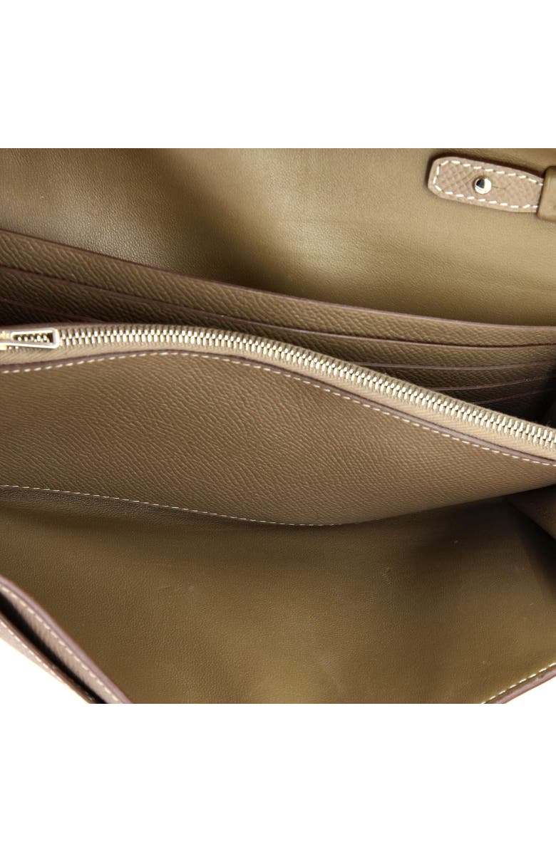 Pre-Owned Hermes Constance To Go Wallet Epsom, Alternate, color, Etoupe