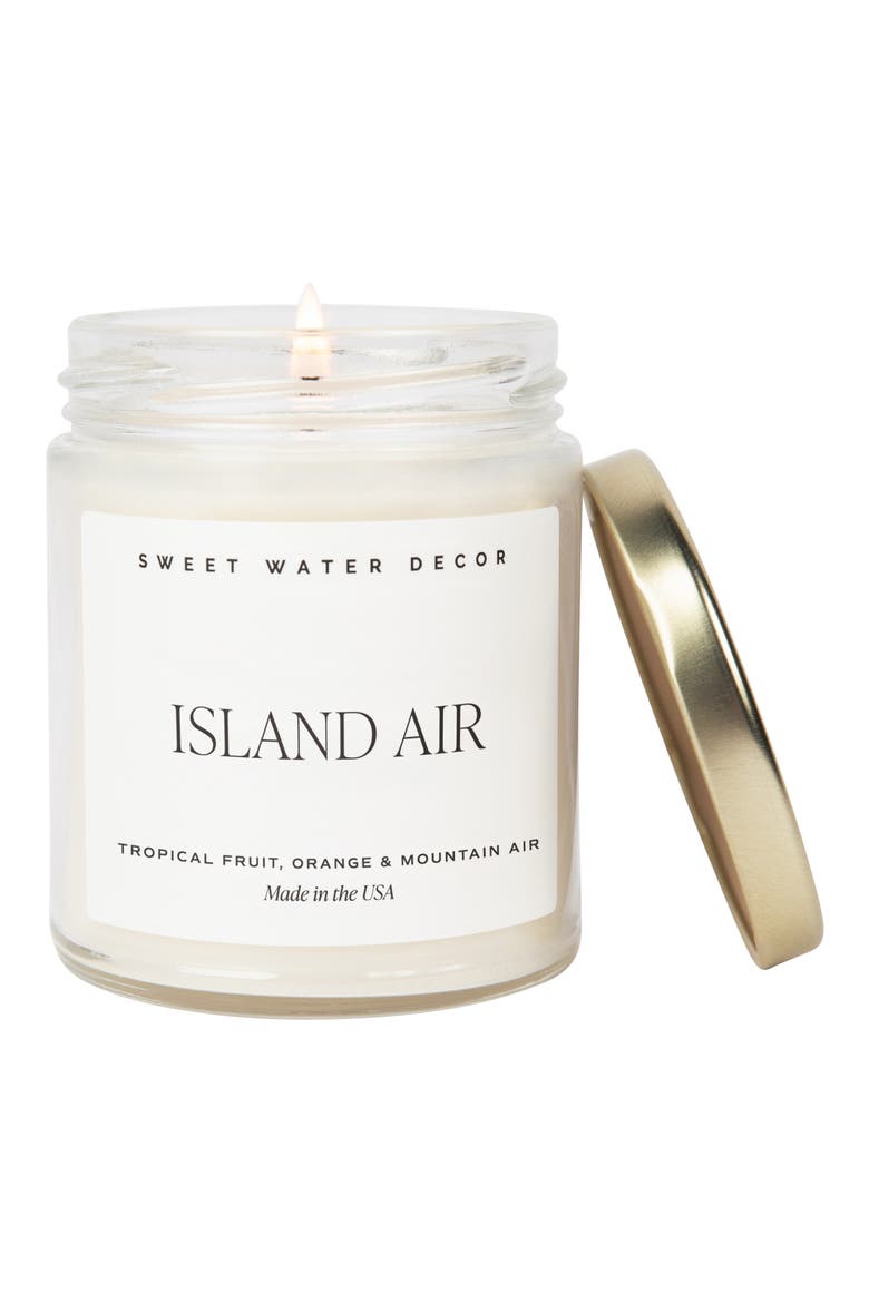 Island Air 9 oz. Soy Candle - Set of 2, Main, color, WHITE