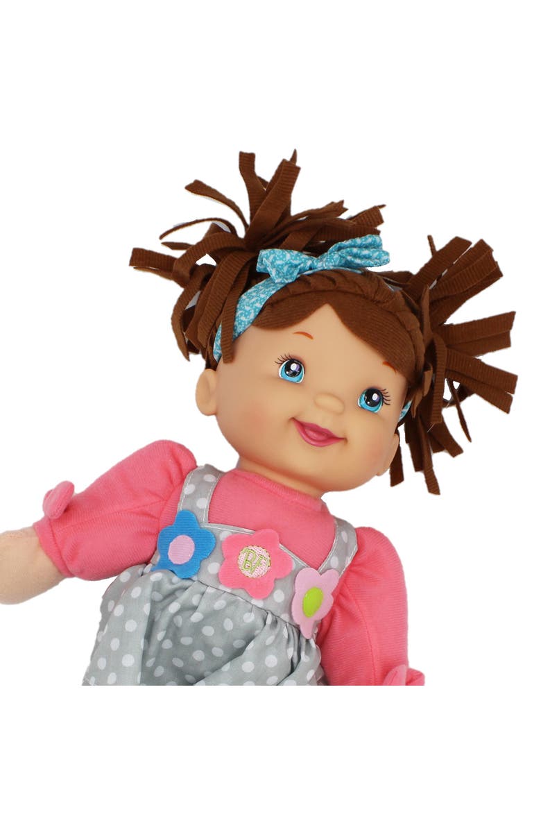 Baby's First Little Talker Brunette with Coral Dress, Alternate, color, Multicolored