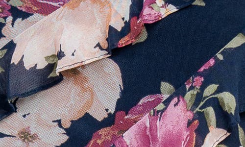 Beivy Cascade Ruffle Maxi Dress In Blue