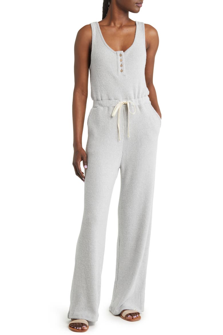 Cozy Jumpsuit, Main, color, MID GREY