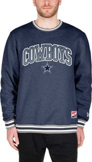 New Era Men's New Era Navy Dallas Cowboys Big & Tall Pullover Sweatshirt