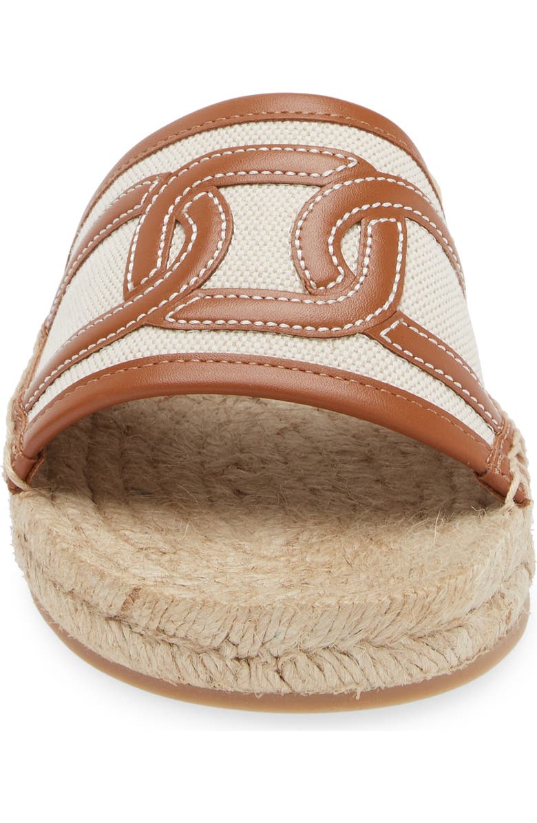 Tod's Chain Motif Sandal, Alternate, color,