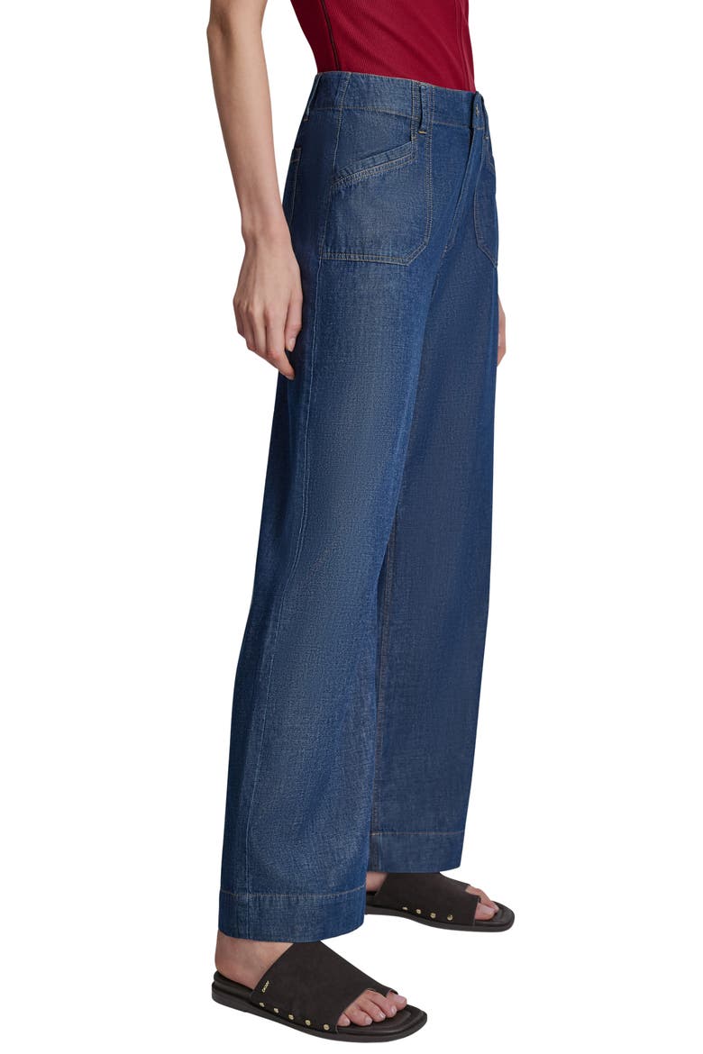 Wide Leg Ankle Jeans, Alternate, color, CROSBY WASH