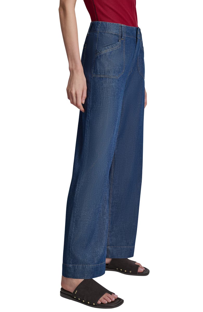 DKNY Wide Leg Ankle Jeans, Alternate, color, 