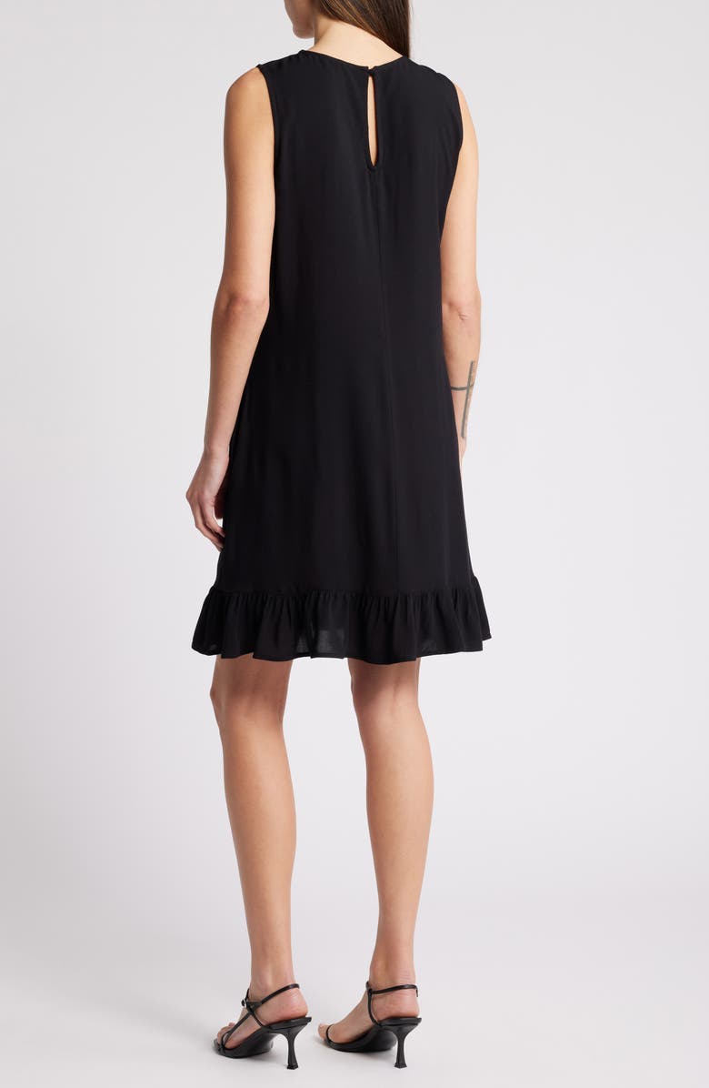 Halogen<sup>®</sup> Sleeveless Shift Dress, Alternate, color, Rich Black