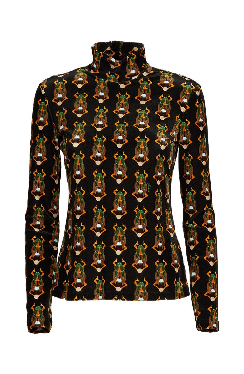 La DoubleJ Turtleneck Scarab Black, Alternate, color,