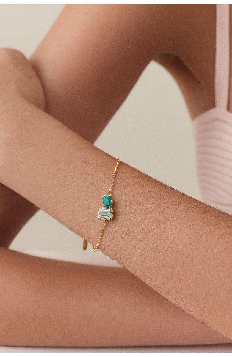 Edge of Ember Toi Et Moi Strength Bracelet, Alternate, color, Metallic Gold