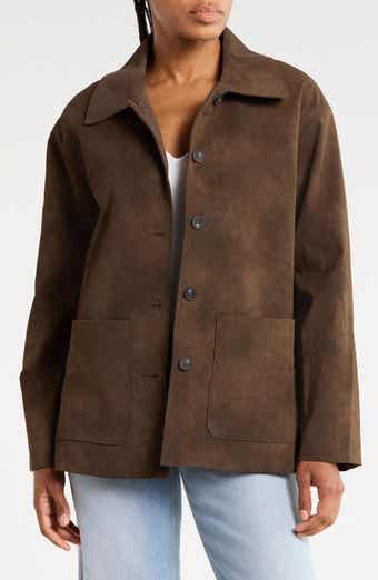 Faux Suede Jacket