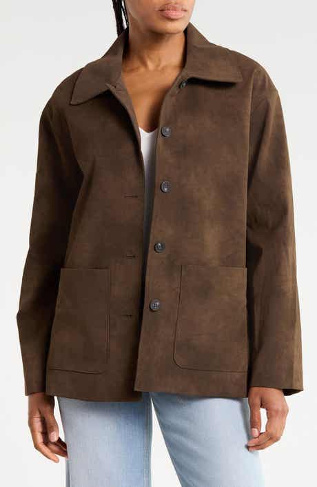 Faux Suede Jacket