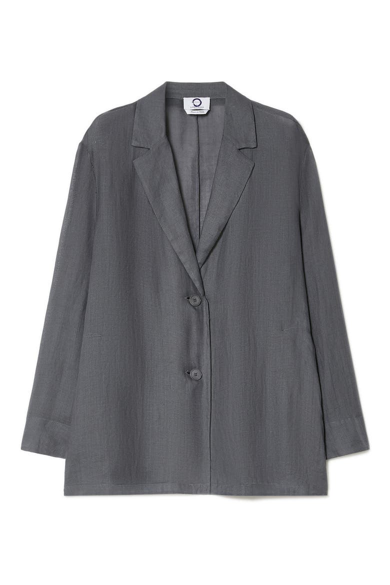 Vozioso Ramie Jacket, Alternate, color, MEDIUM GREY