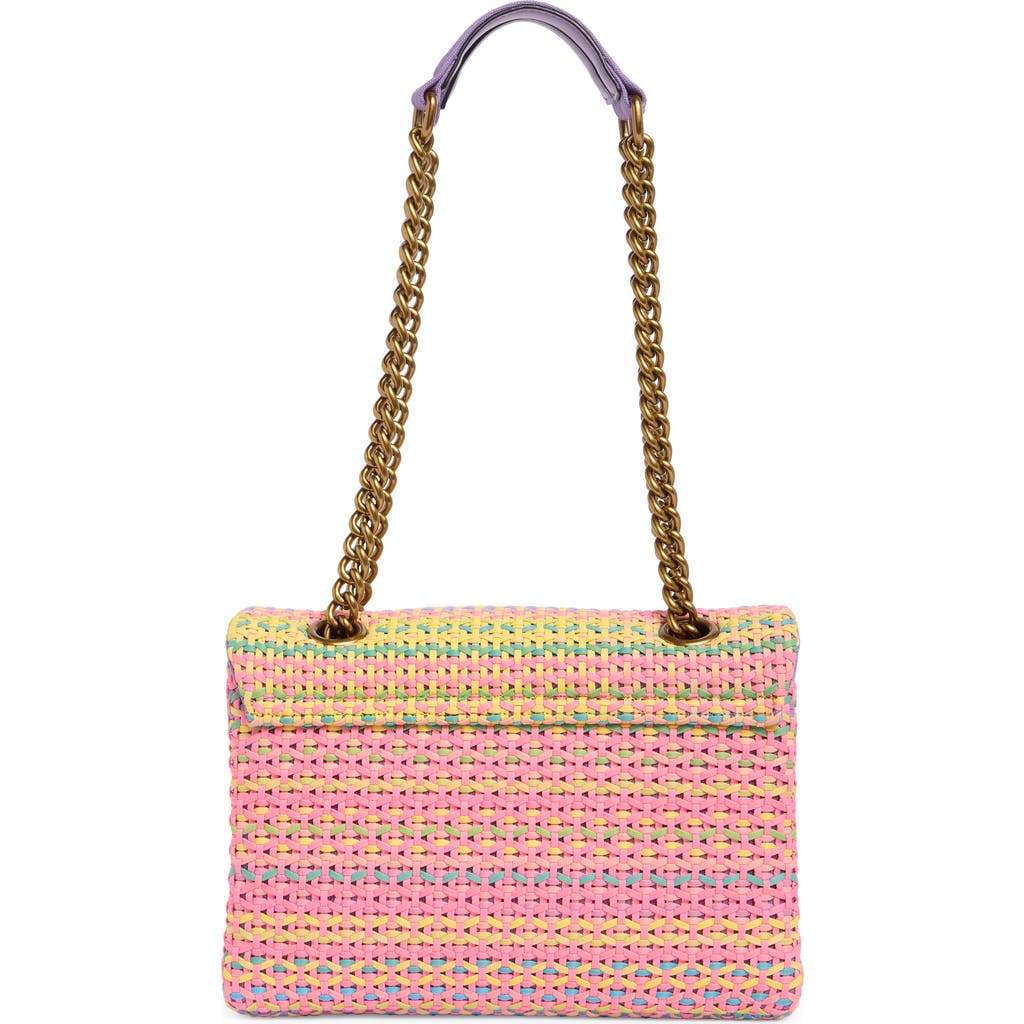 KURT GEIGER KURT GEIGER LONDON WOVEN BRIXTON CONVERTIBLE SHOULDER BAG