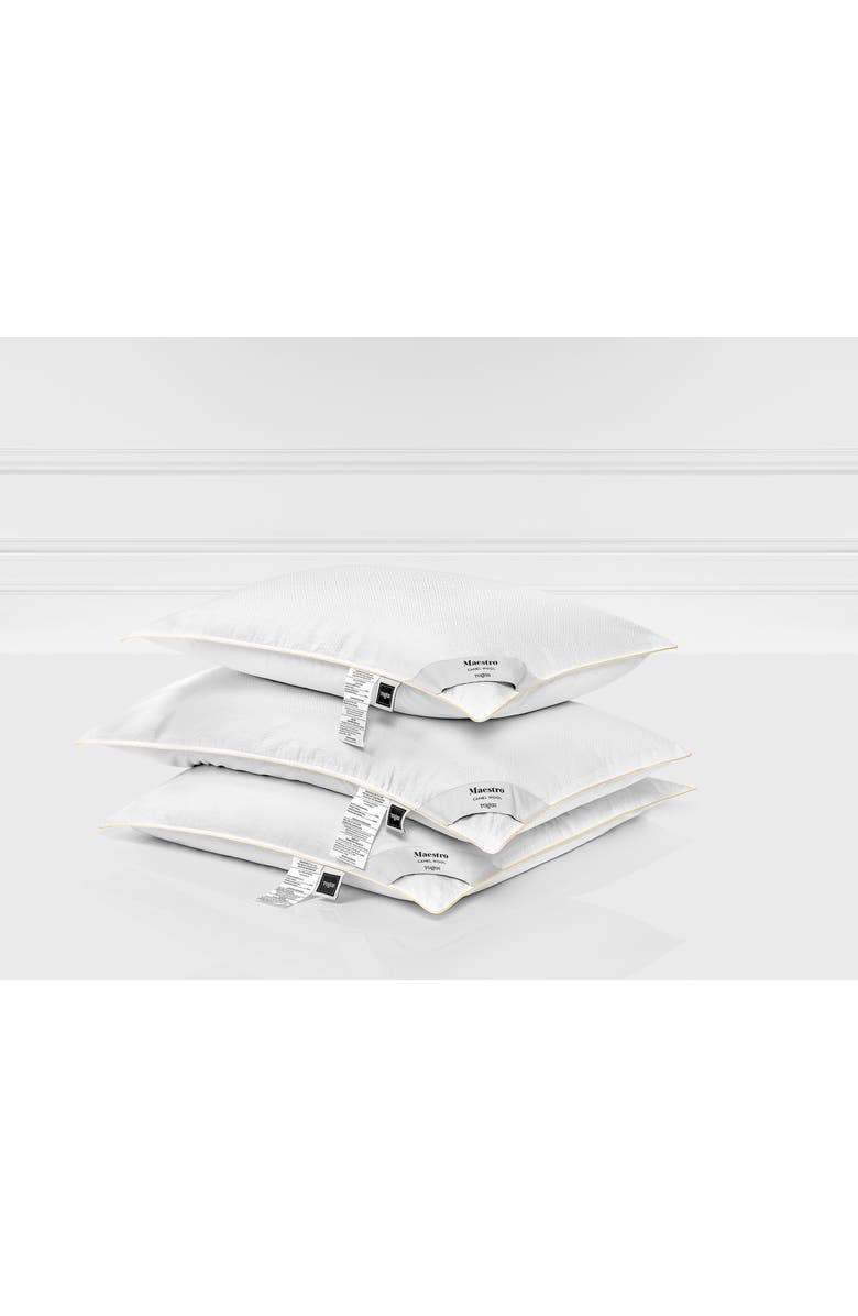 Togas Maestro camel wool pillow, Alternate, color, White