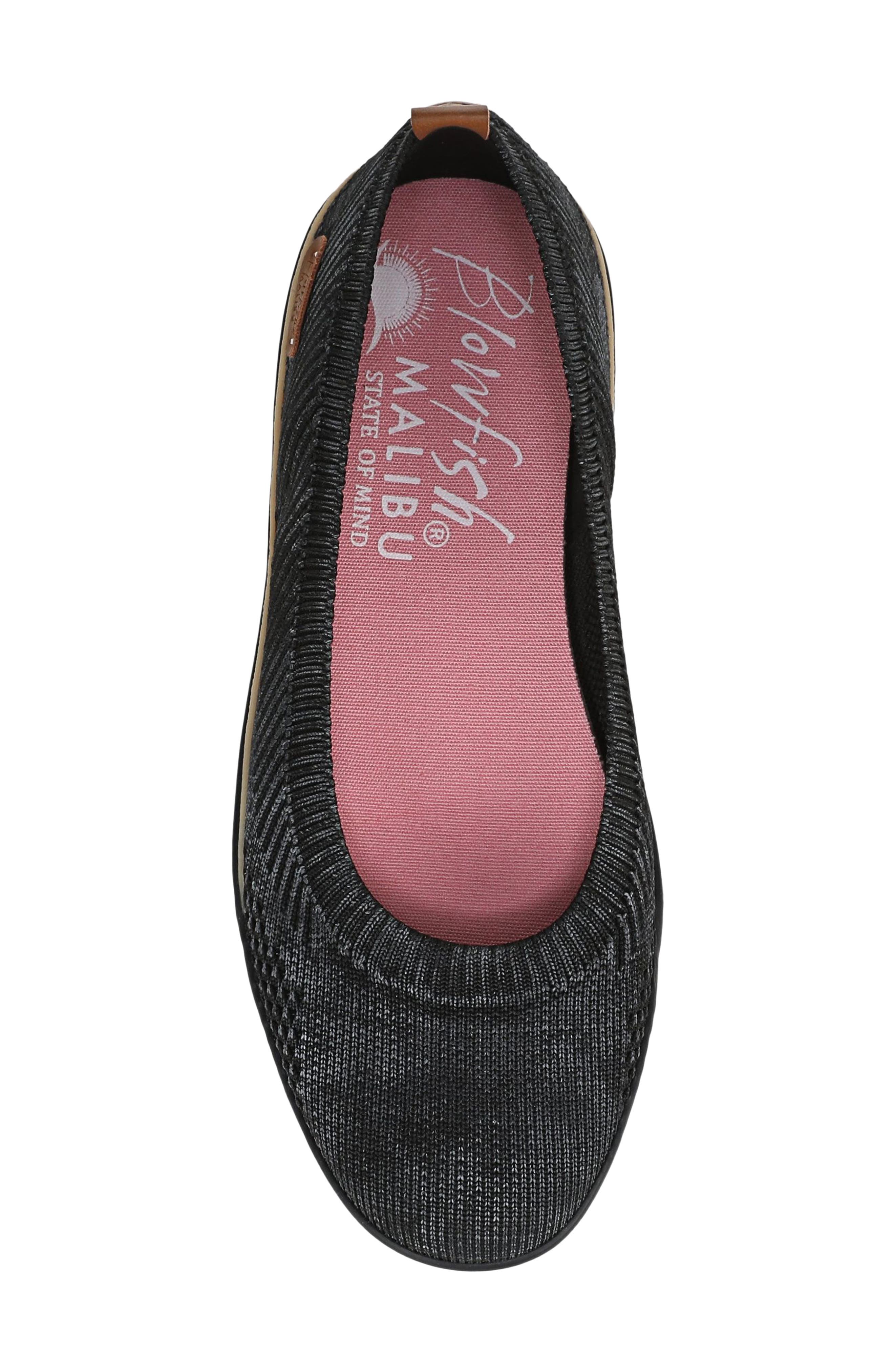 Blowfish Malibu EZ Does Knit Ballet Flat, Alternate, color, Black Knit