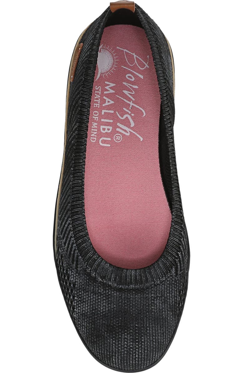 Blowfish Malibu EZ Does Knit Ballet Flat, Alternate, color, Black Knit