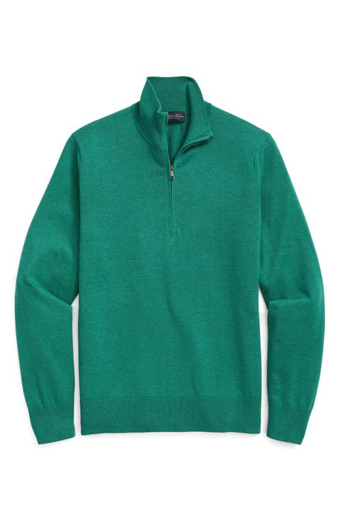 Half Zip Supima® Cotton Sweater