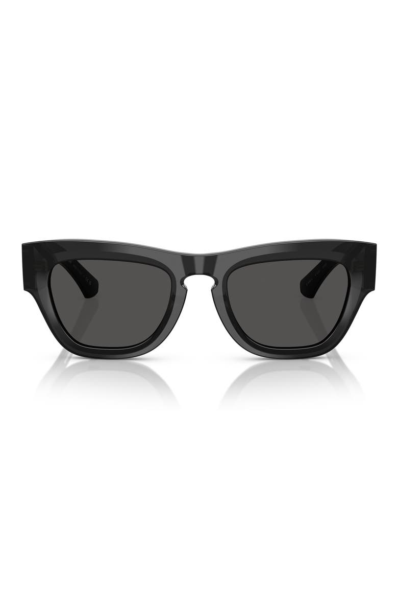51mm Square Sunglasses, Main, color, GREY