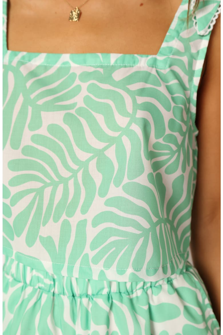 Dayla Tropical Tank & Shorts Set, Alternate, color, GREEN