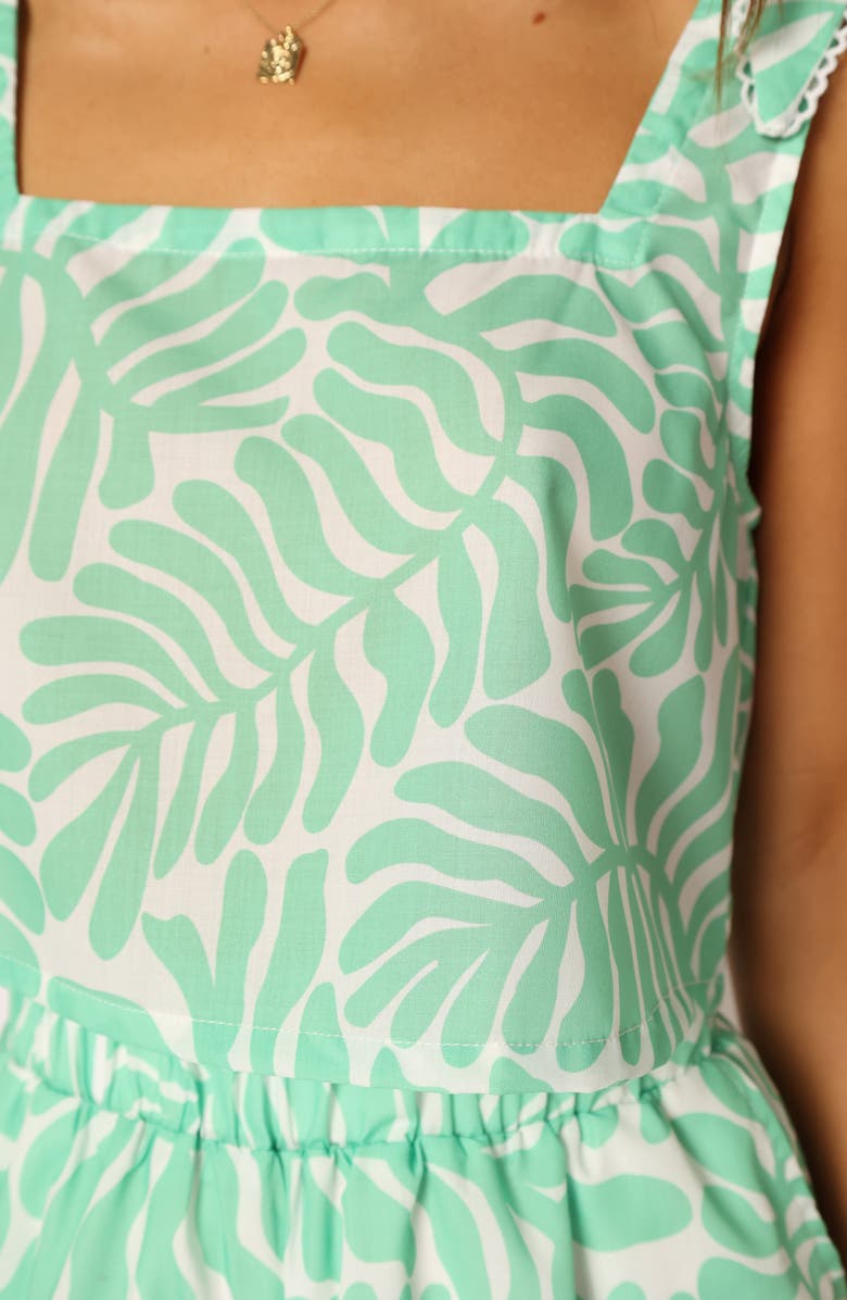 Petal & Pup Dayla Tropical Tank & Shorts Set, Alternate, color, Green