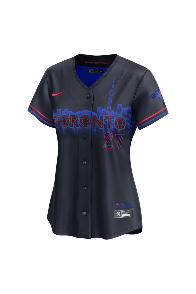 Women's Nike Vladimir Guerrero Jr. Navy Toronto Blue Jays 2024 City Connect Limited Player Jersey, Alternate, color, Navy