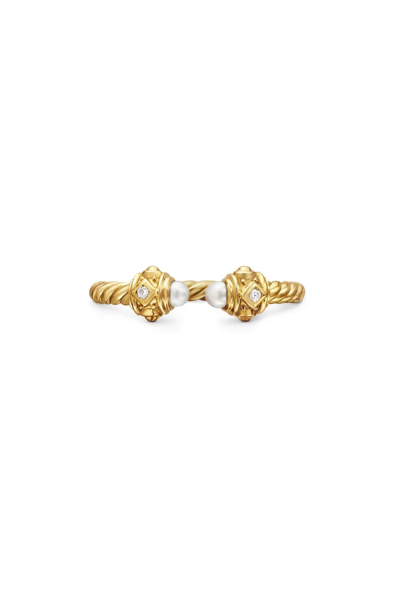 Renaissance Open Ring, Main, color, DIAMOND/ ROSE GOLD