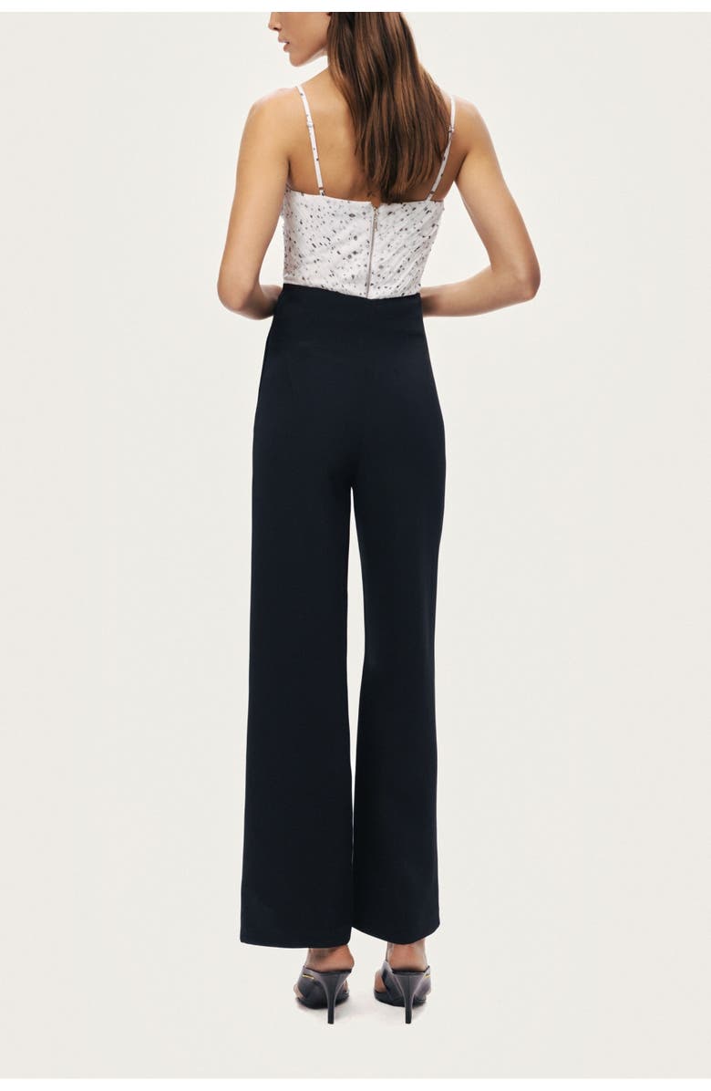 Nocturne High-Waist Wide-Leg Pants, Alternate, color, Black