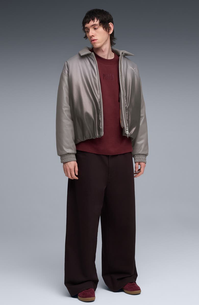 PUMA Palermo Sneaker, Alternate, color, Ruby Shimmer-Alpine Snow