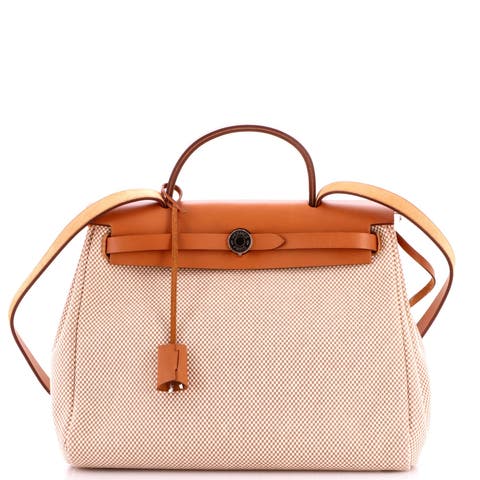 Herbag Zip Criss Viking Toile and Leather 31