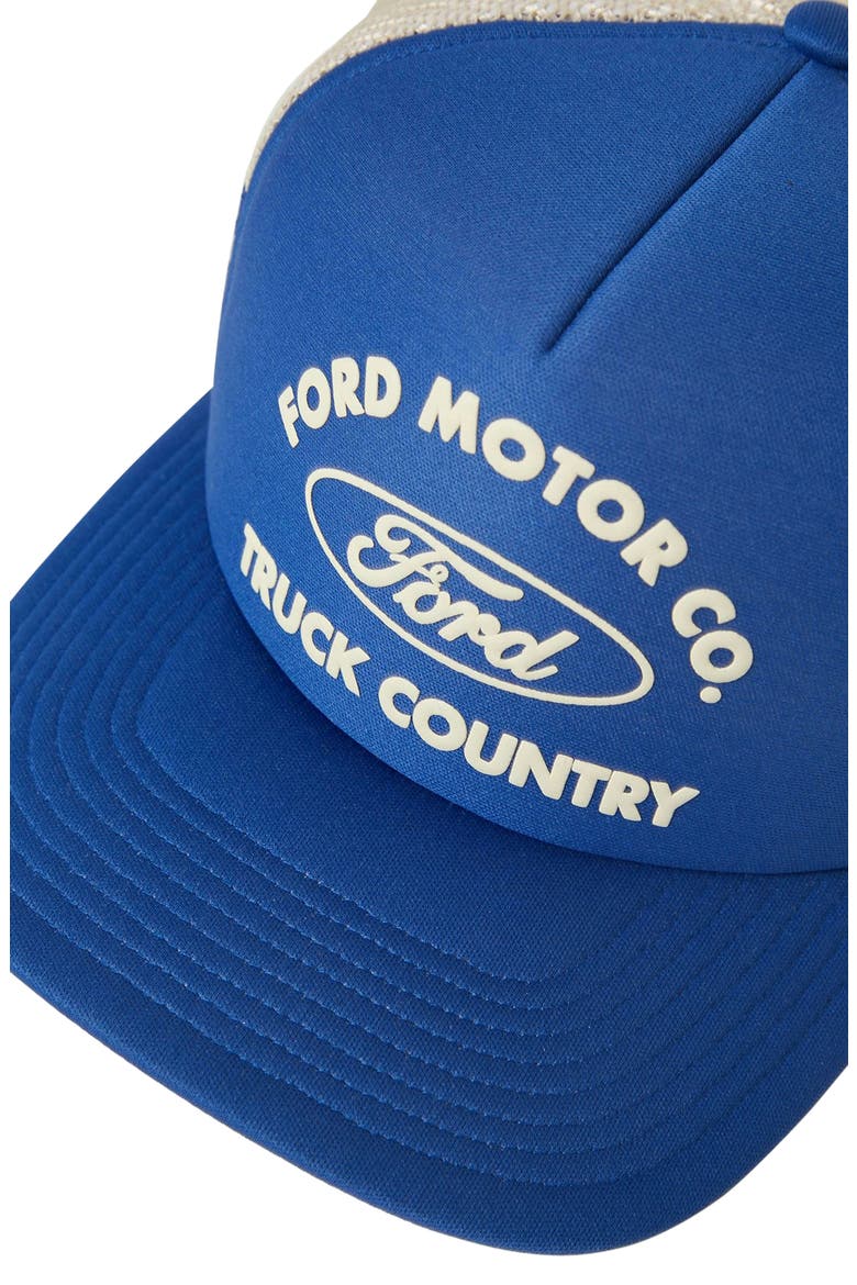Ford Built Tough MP Trucker Hat, Alternate, color, FORD BLUE/ WIMBLETON WHITE
